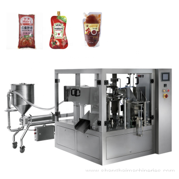 tomato machinery paste filling pouch filling machine